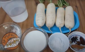 cách làm củ cải muối 